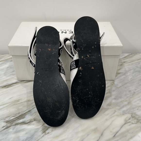 GIVENCHY STRAP MULE WHITE/BLACK 36 6 - Picture 6 of 7